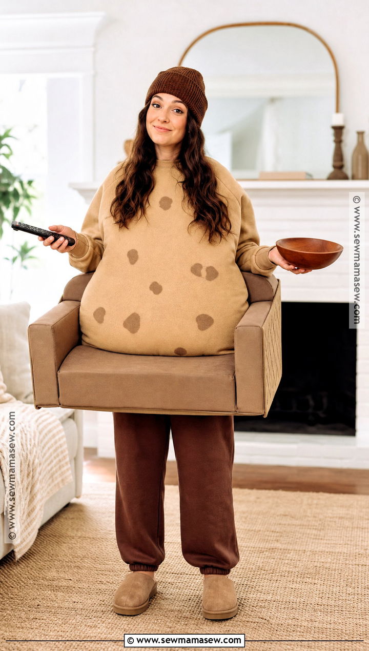 Couch Potato Costume - 35 punny halloween costumes