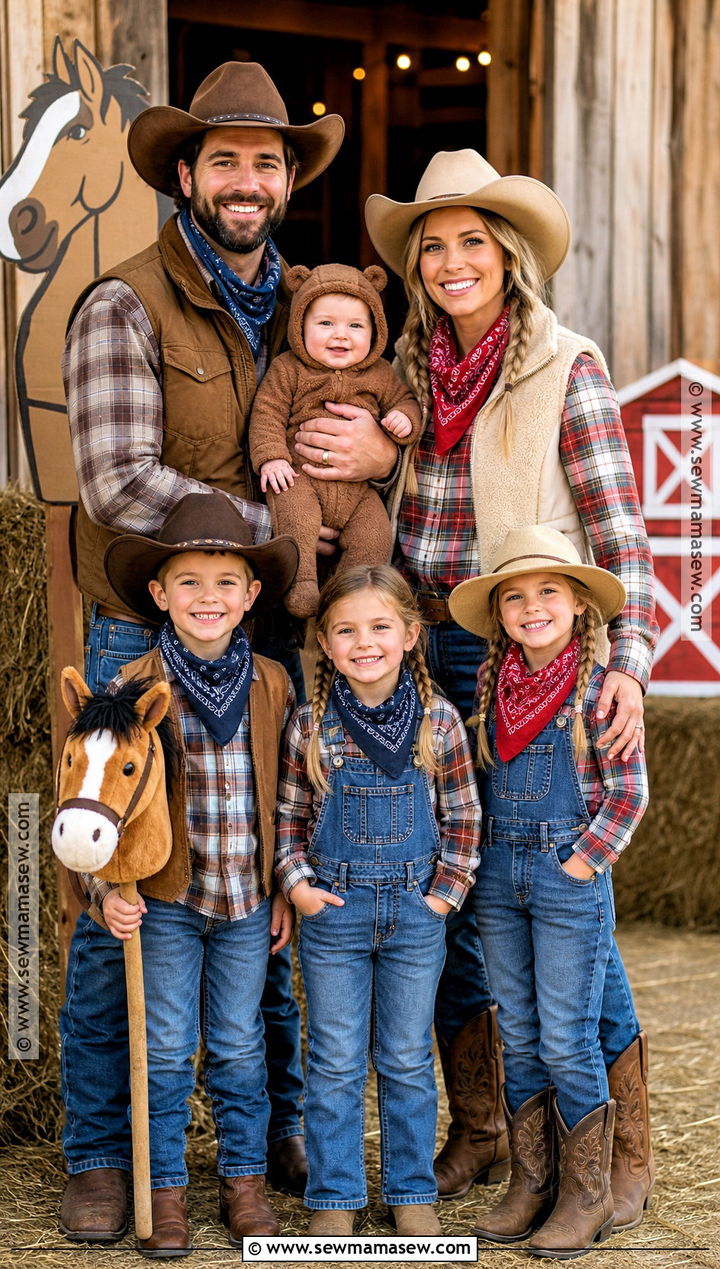 Country Family Ranch Costume - 30 Country Halloween Costumes