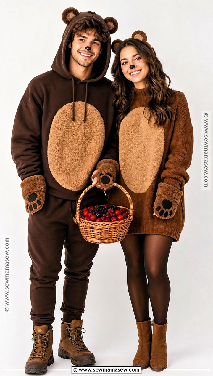 Couple Brown Bear Costume - 30 Brown Bear Costume Ideas