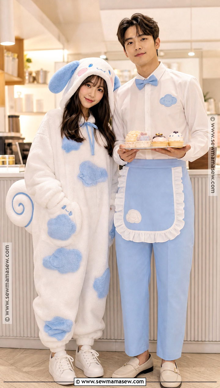 Couple Cinnamoroll And Cafe Server Costume - 30 cinnamoroll costume ideas