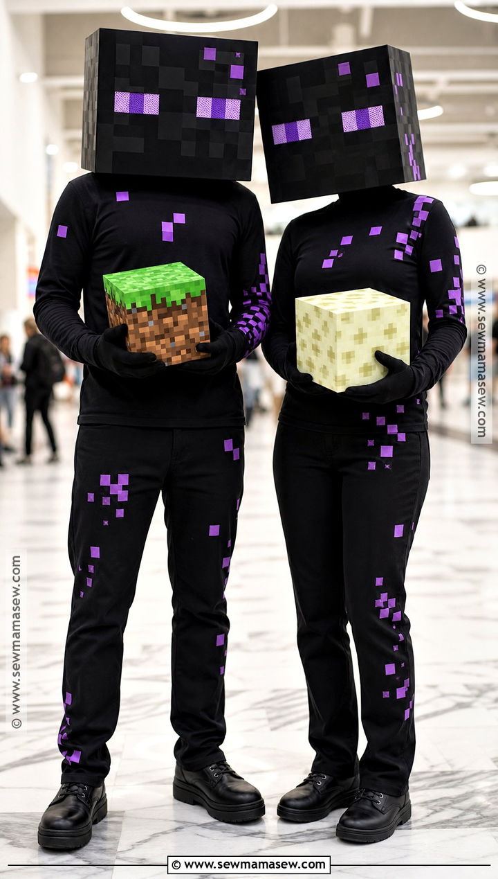 Couple Enderman Cosplay - 35 enderman cosplay ideas