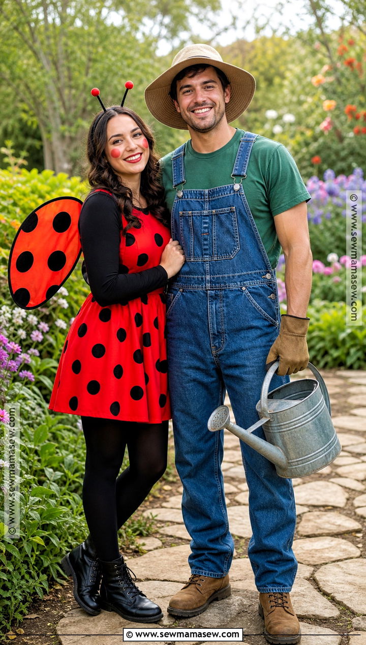 Couple Ladybird And Gardener Costume - 30 ladybird costume ideas