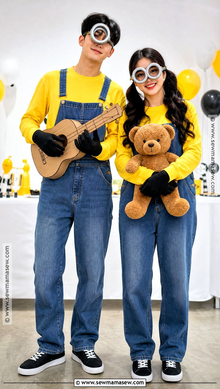 Couple Minion Costume - 30 Easy Minion Costume Ideas