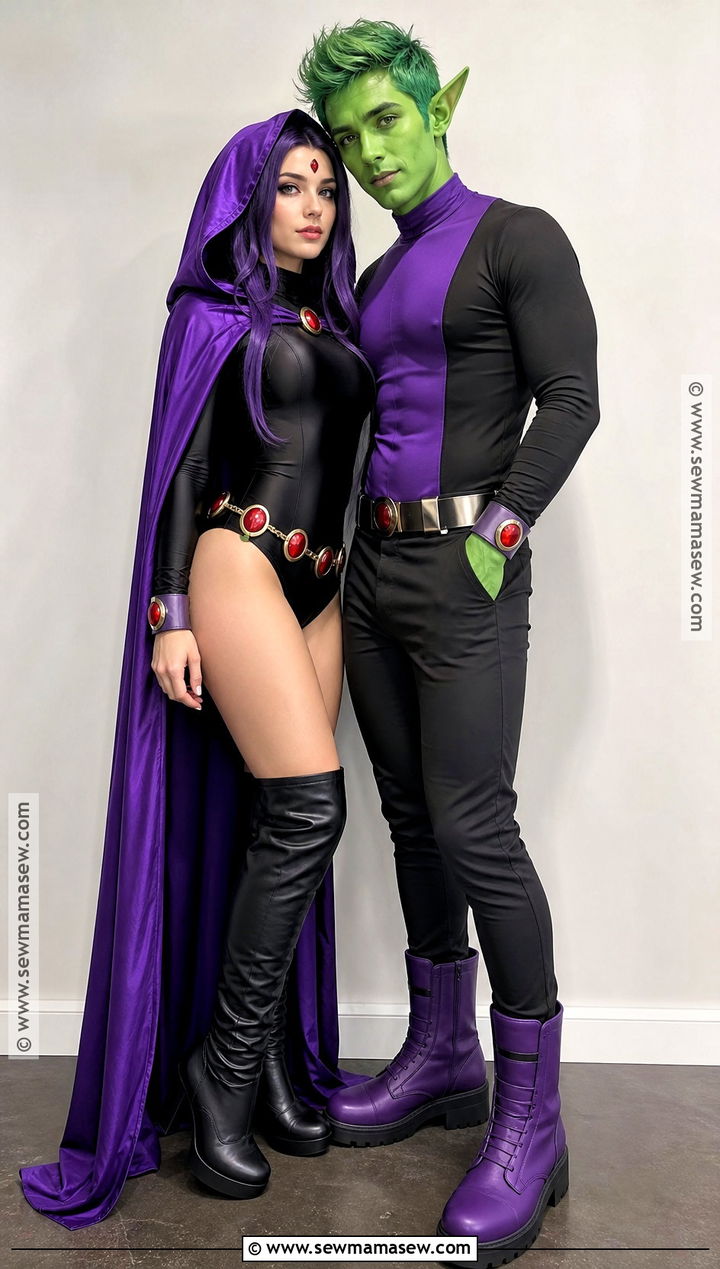 Couple Raven And Beast Boy Costume - 40 raven and beastboy titans costume ideas