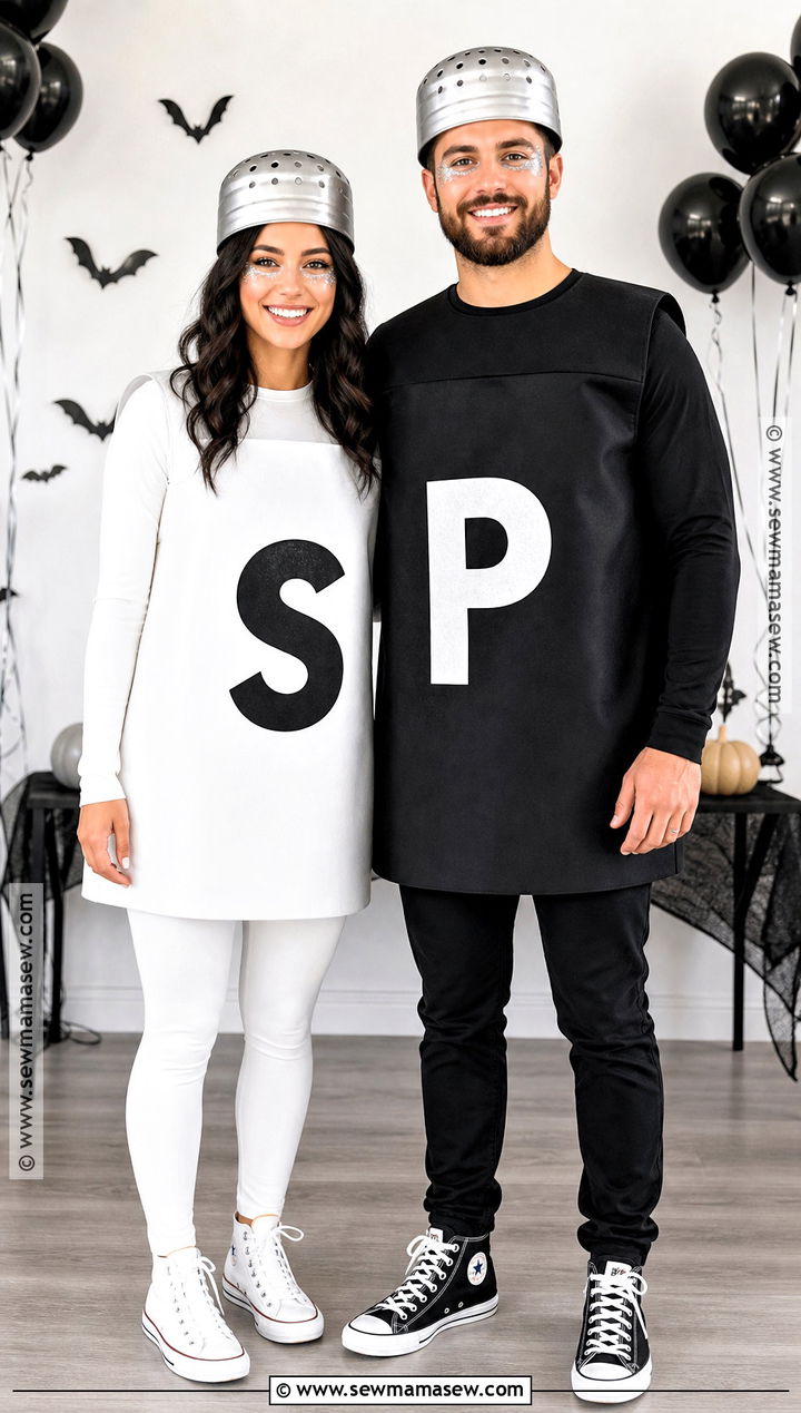 Couple Salt And Pepper Costume - 30 couples halloween costume funny ideas