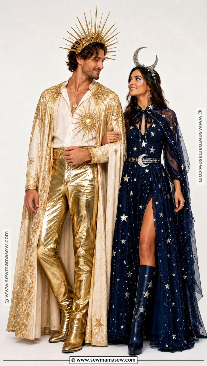 Couple Sun And Moon Costume - 45 cute couple halloween costumes