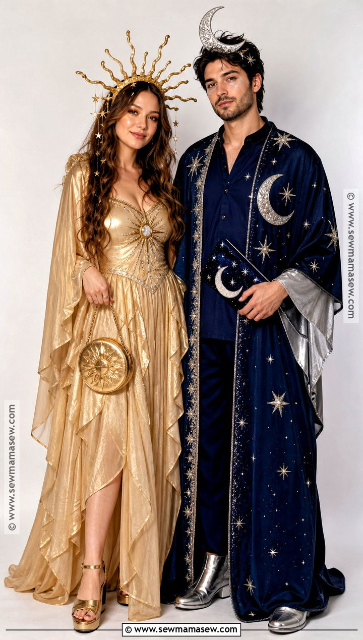 Couple Sun And Moon Costume - 30 Halloween Dress Up Ideas