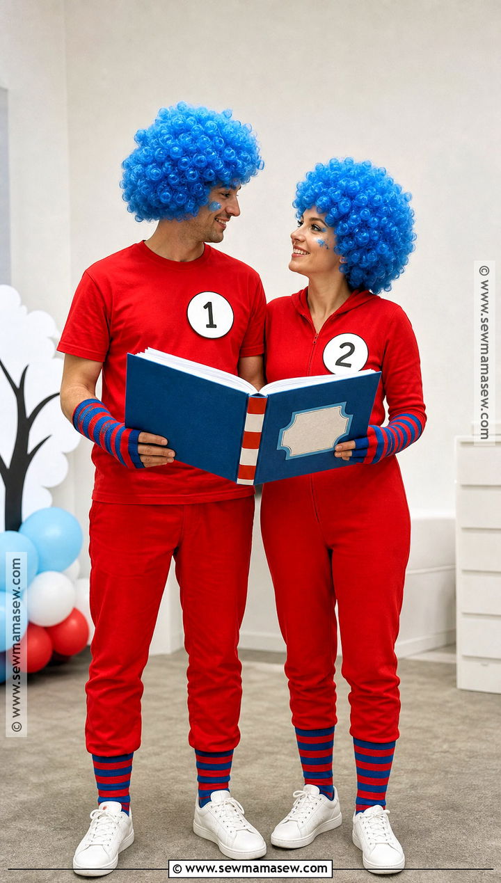 Couple Thing One And Thing Two Costume - 40 thing one and thing two costumes