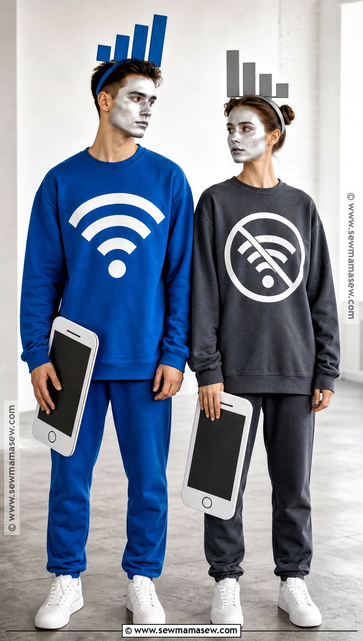 Couple Wi Fi And No Signal Costume - 30 couples halloween costume funny ideas