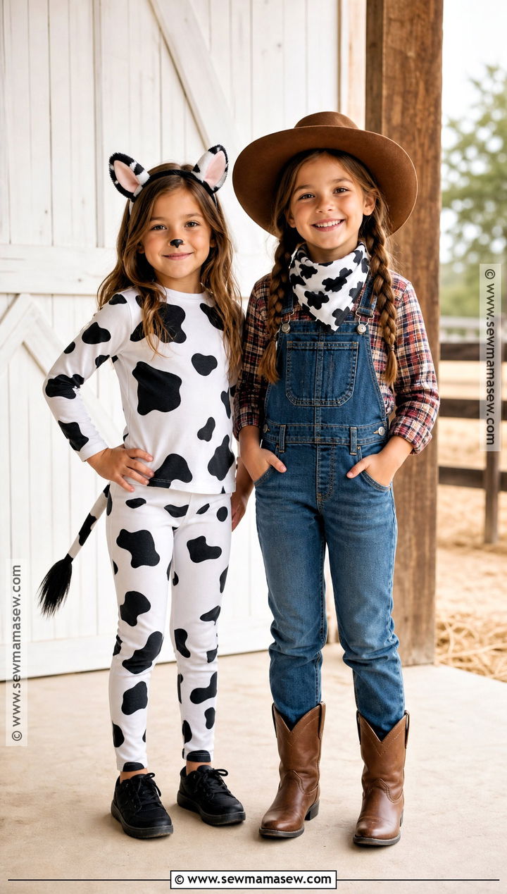 Cow And Cowgirl Duo Costume - 35 girl duo costumes