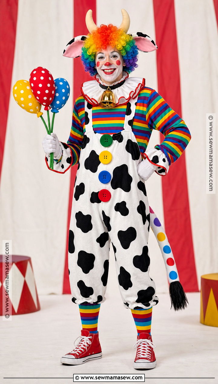 Cow Clown Cosplay - 30 cow cosplay ideas