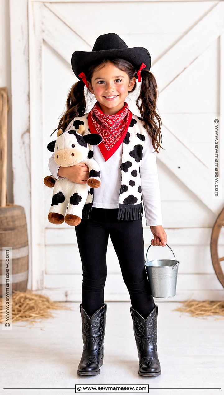 Cow Print Cowgirl Costume - 30 cowgirl costume ideas for kids