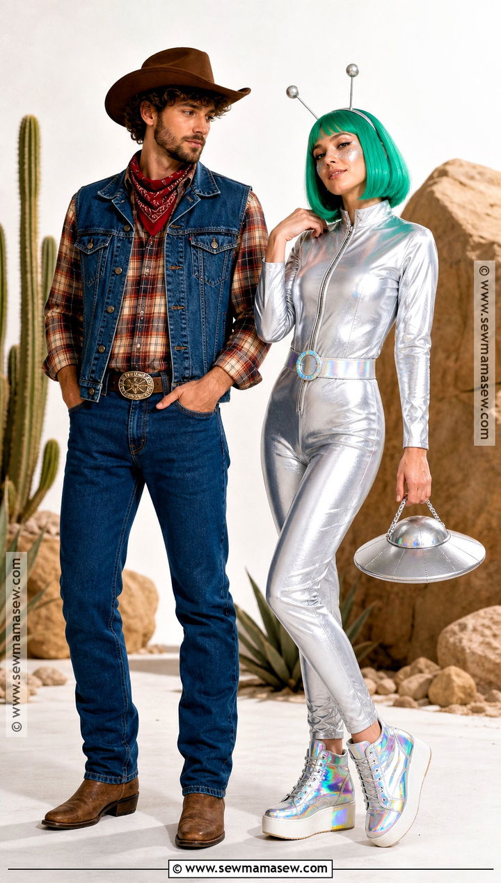 Cowboy And Alien Duo Costume - 30 costume duo ideas