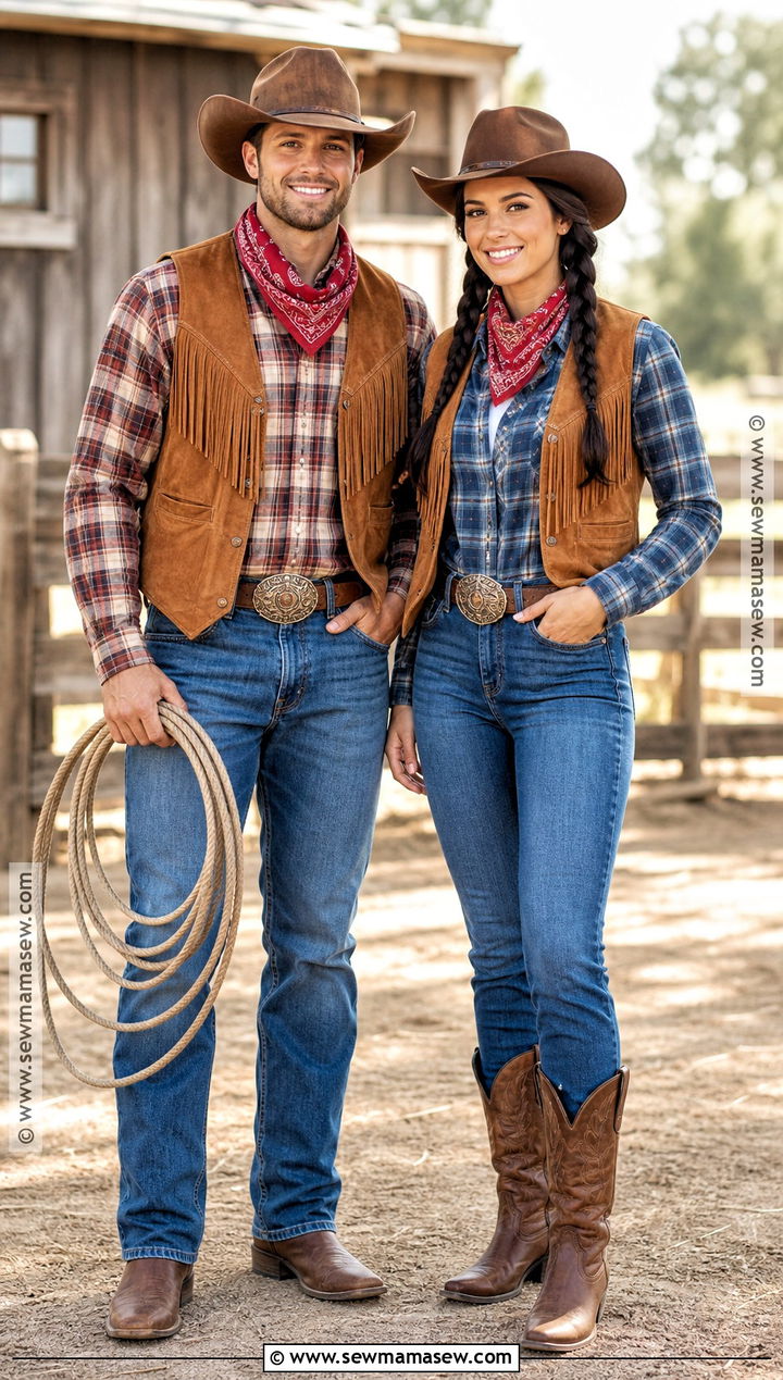 Cowboy And Cowgirl Costume - 30 best couples costumes creative