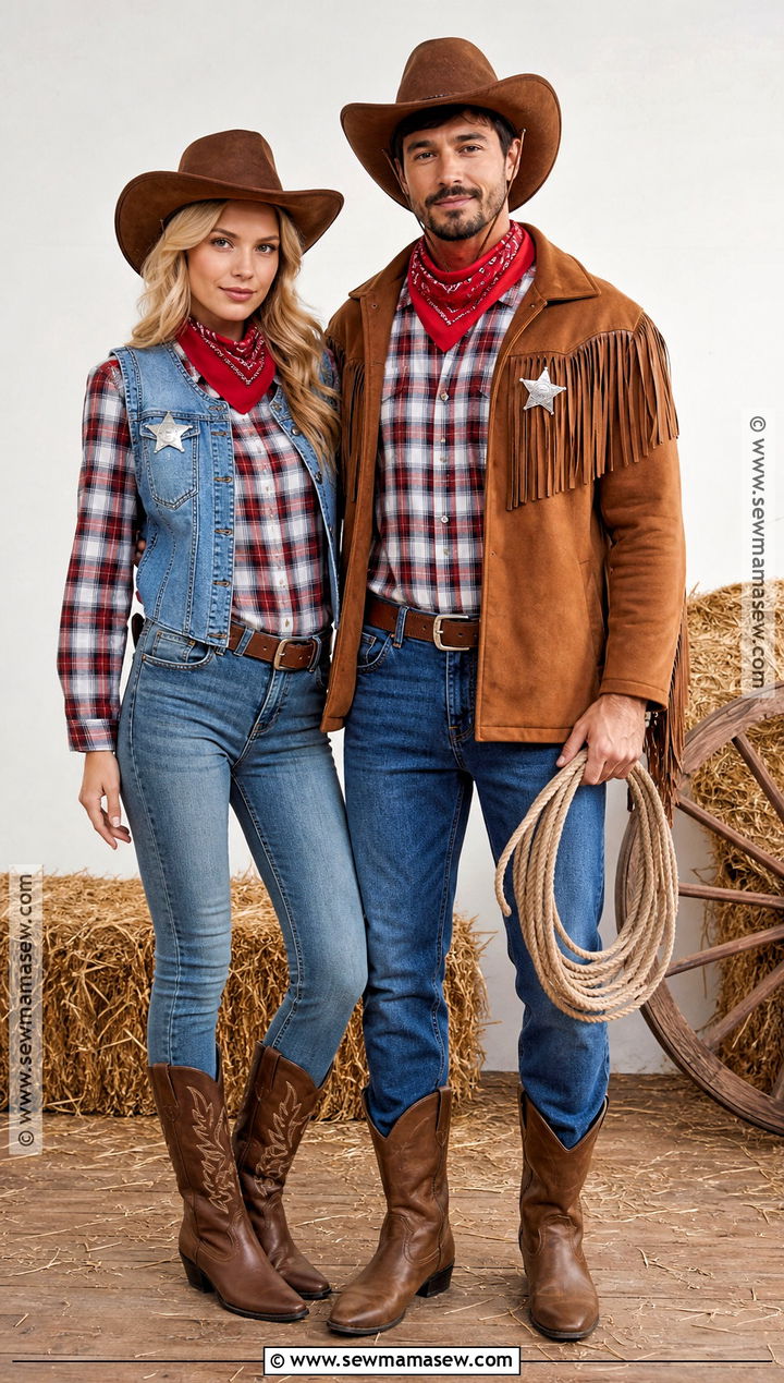 Cowboy And Cowgirl Costume - 50 couples halloween costume ideas