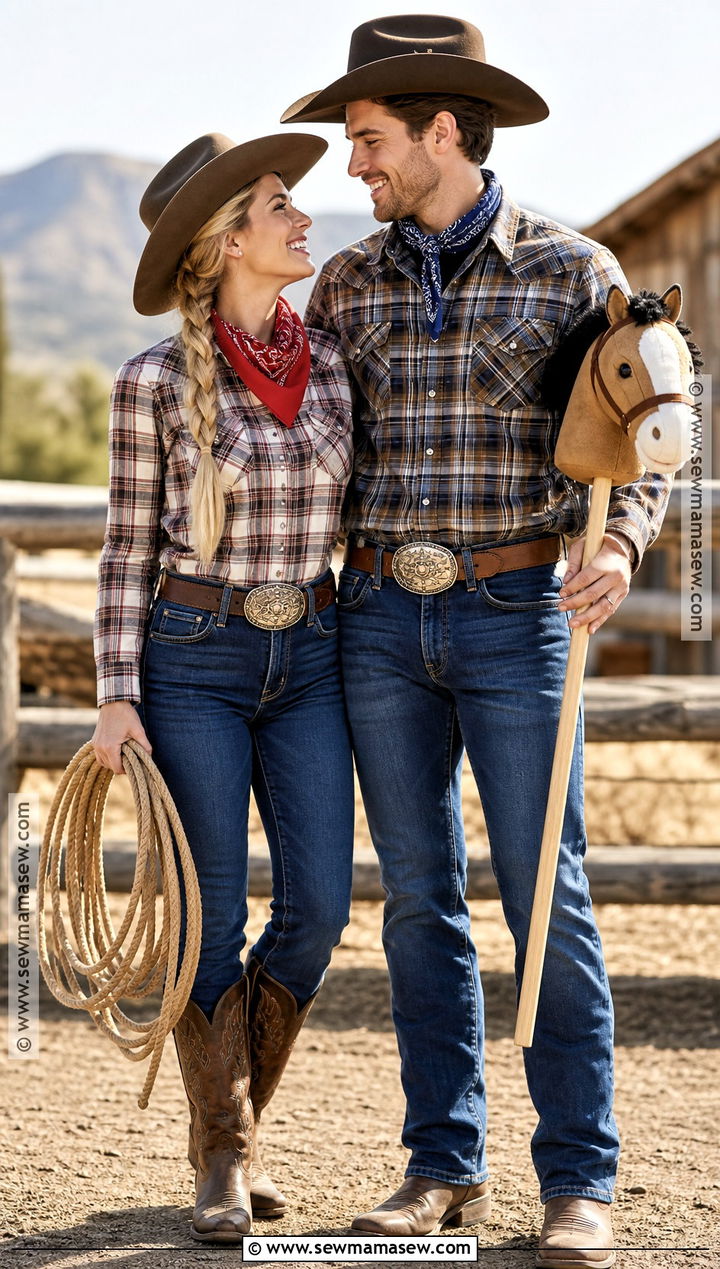 Cowboy And Cowgirl Couple Costume - 35 easy couples costume ideas