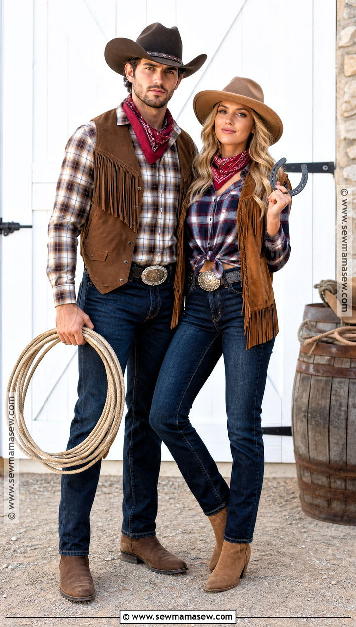 Cowboy And Cowgirl Couple Costume - 30 couple costumes cute