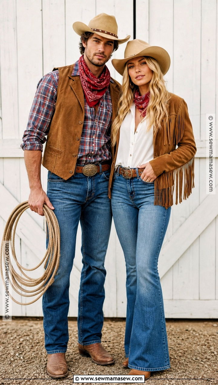 Cowboy And Cowgirl Couples Costume - 35 cute couples costumes for halloween