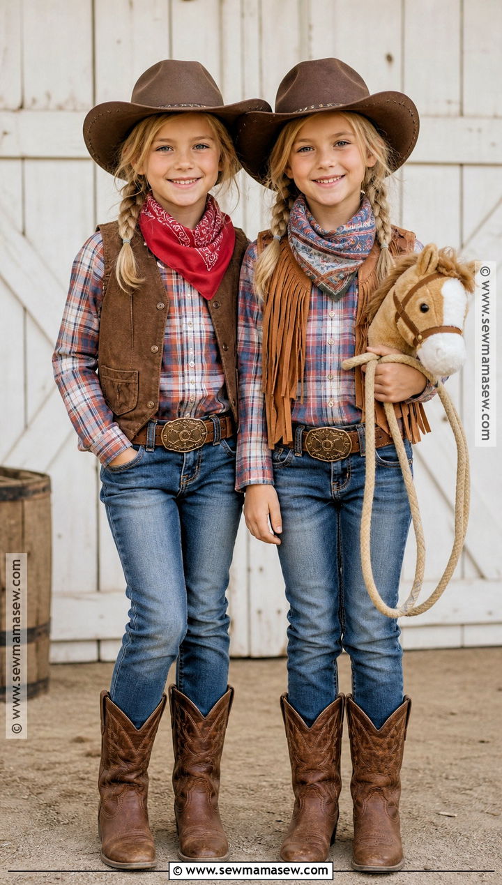 Cowboy And Cowgirl Twin Costume - 35 twin costumes