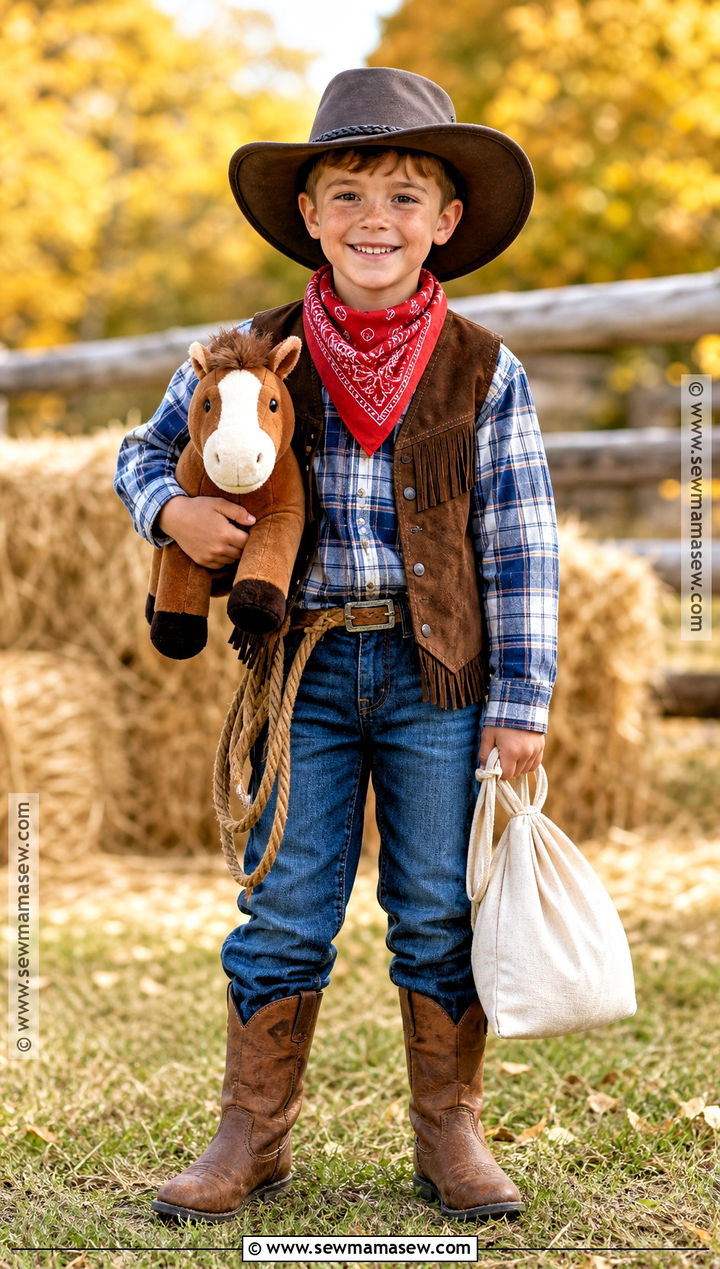 Cowboy Costume - 45 boy halloween costumes