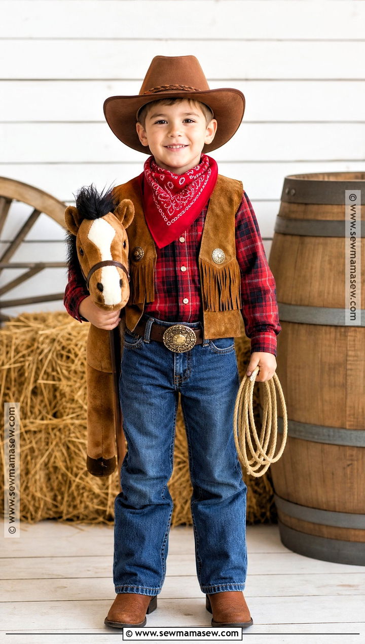 Cowboy Costume - 35 halloween costumes for boys