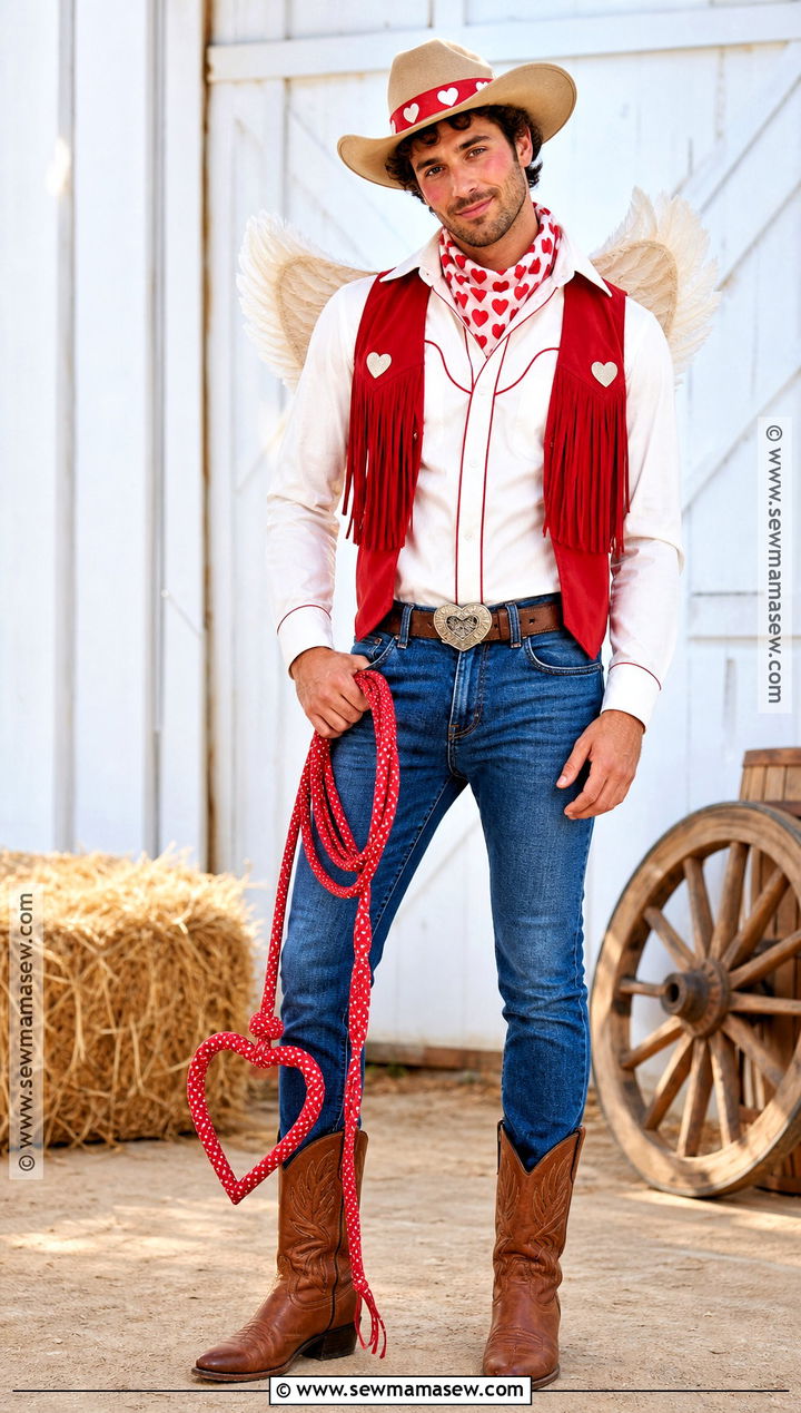 Cowboy Cupid Costume - 30 Cupid Costume Ideas for Men