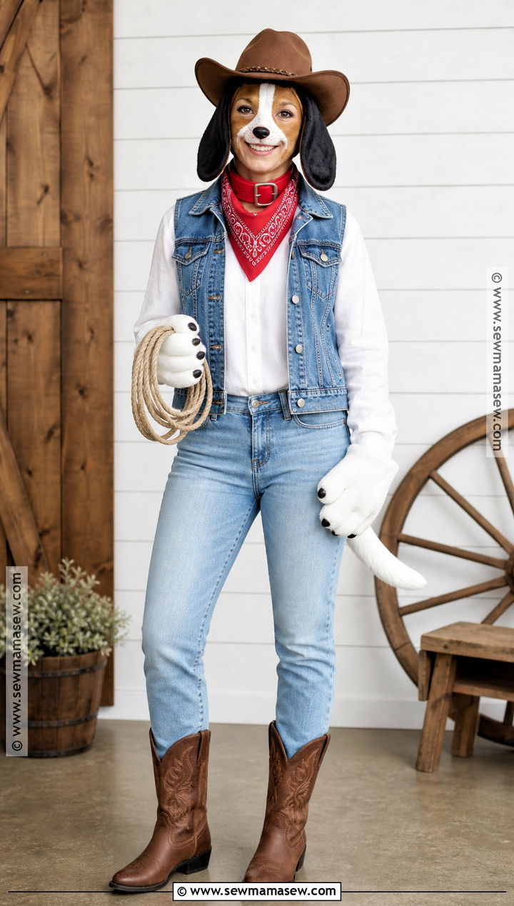 Cowboy Snoopy Costume - 40 snoopy halloween costume ideas