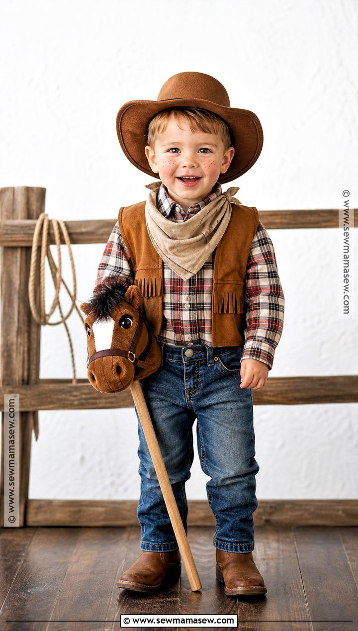 Cowboy Toddler Costume - 30 halloween toddler costumes