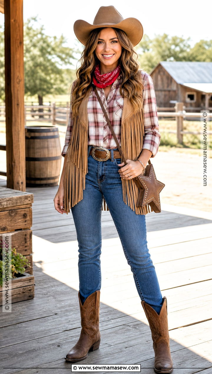 Cowgirl Costume - 30 good halloween costumes for women