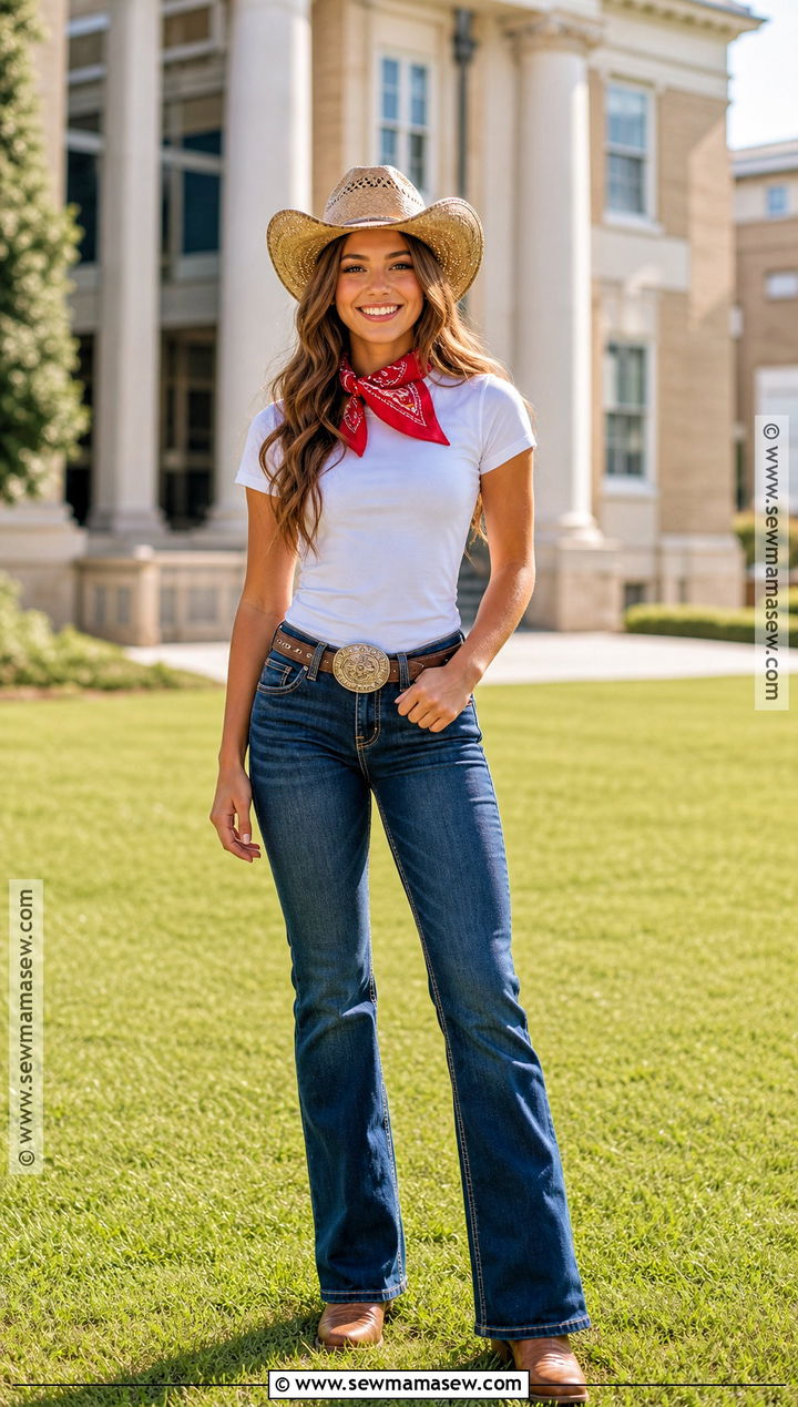 Cowgirl Costume - 30 easy halloween costumes college