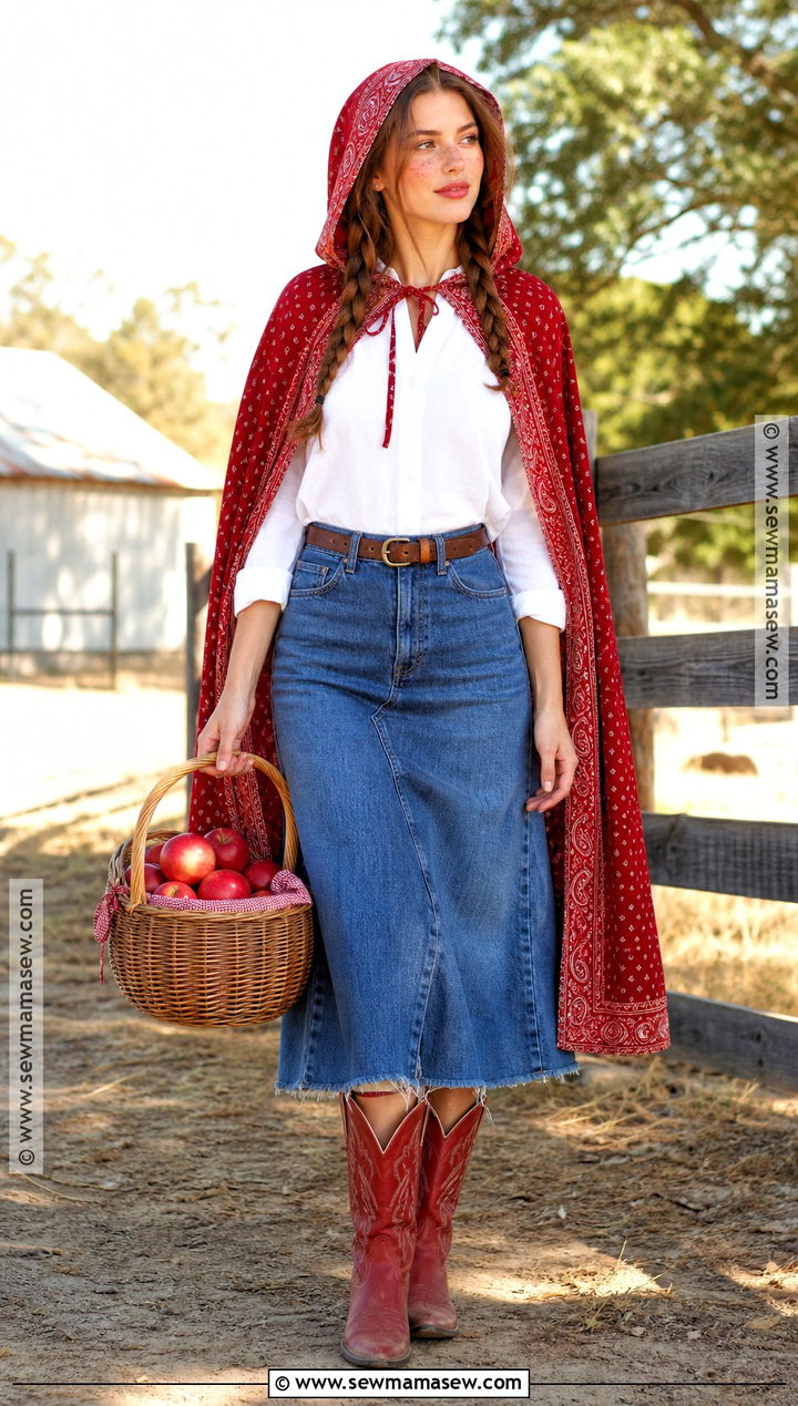 Cowgirl Little Red Costume - 30 Little Red Costume Ideas