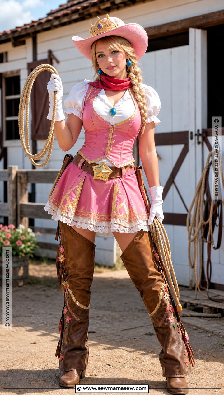 Cowgirl Peach Cosplay - 35 princess peach cosplay ideas