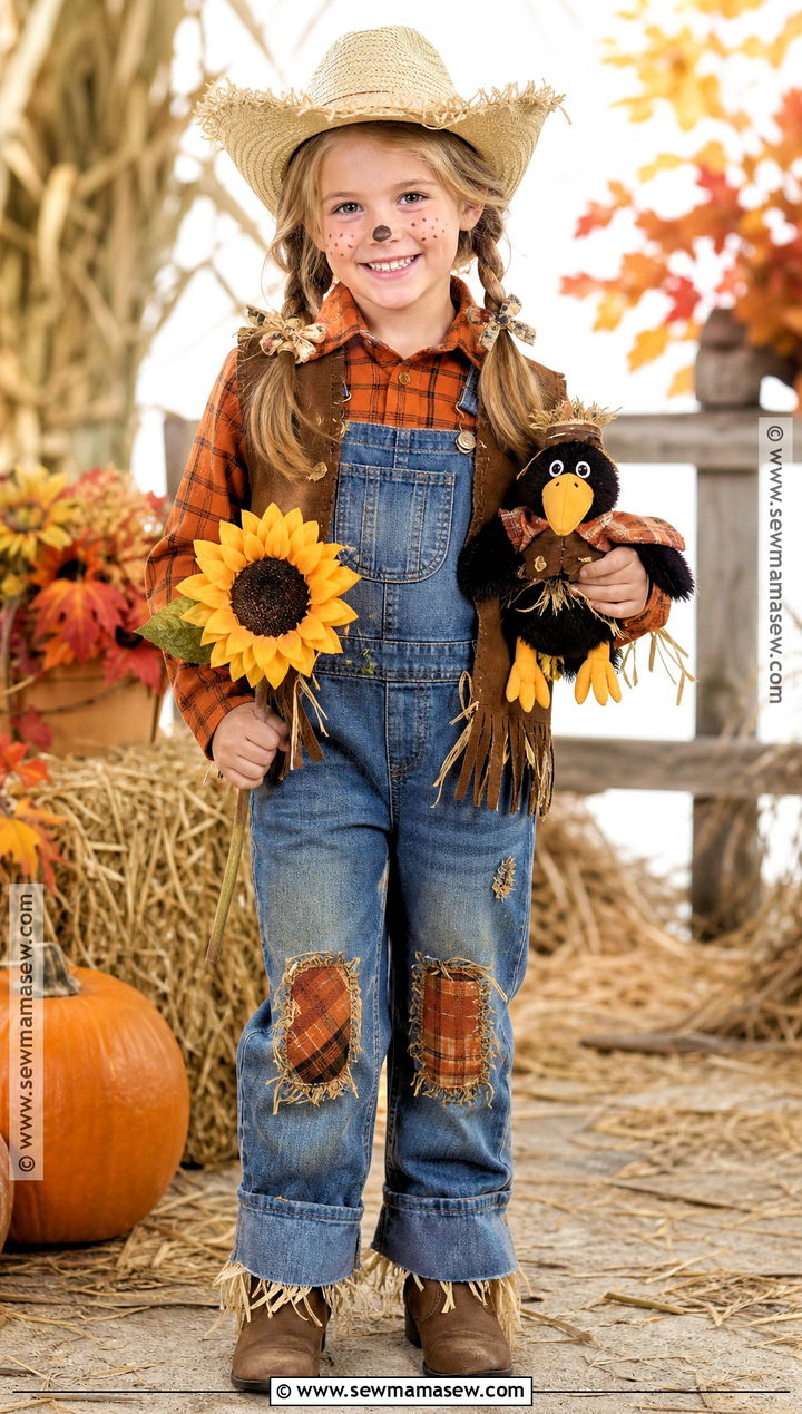 Cowgirl Scarecrow Costume - 30 cowgirl costume ideas for kids