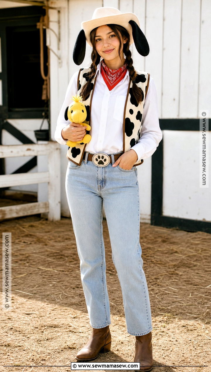 Cowgirl Snoopy Costume - 30 Snoopy Costume Ideas for Women