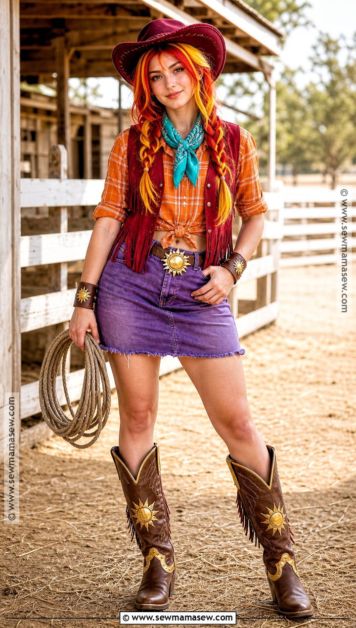 Cowgirl Sunset Shimmer Cosplay - 30 sunset shimmer cosplay ideas