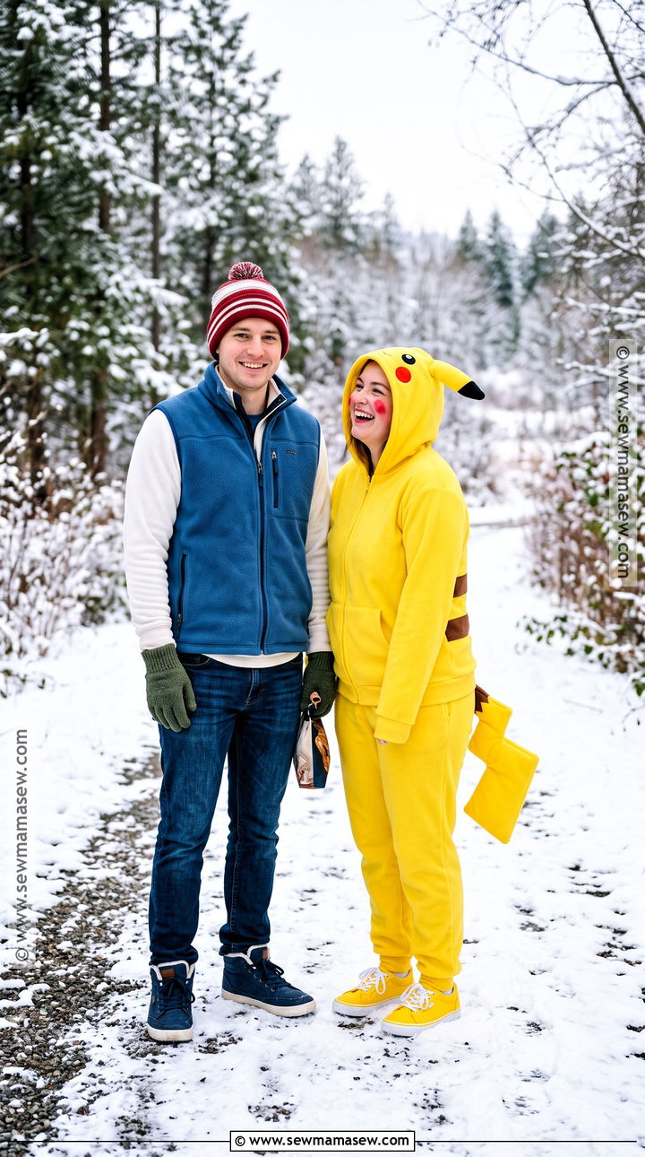 Cozy Ash And Pikachu Costume - 30 ash and pikachu costume ideas