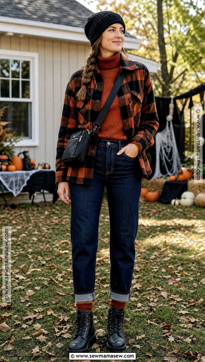 Cozy Bonfire Halloween Party Outfit - 40 halloween party outfits