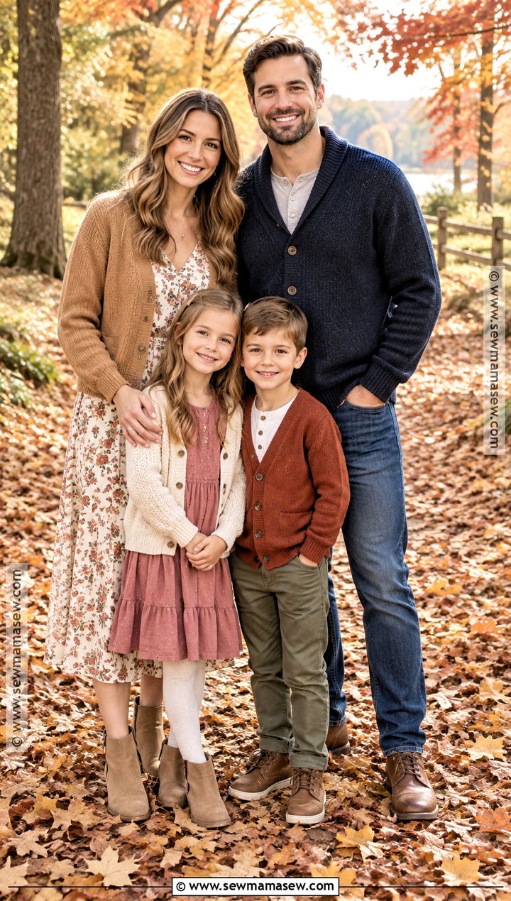 Cozy Cardigan Fall Family Outfit - 15 fall family outfits 2026