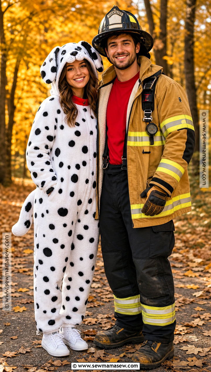 Cozy Dalmatian And Firefighter Costume - 35 dalmatian and firefighter costume ideas