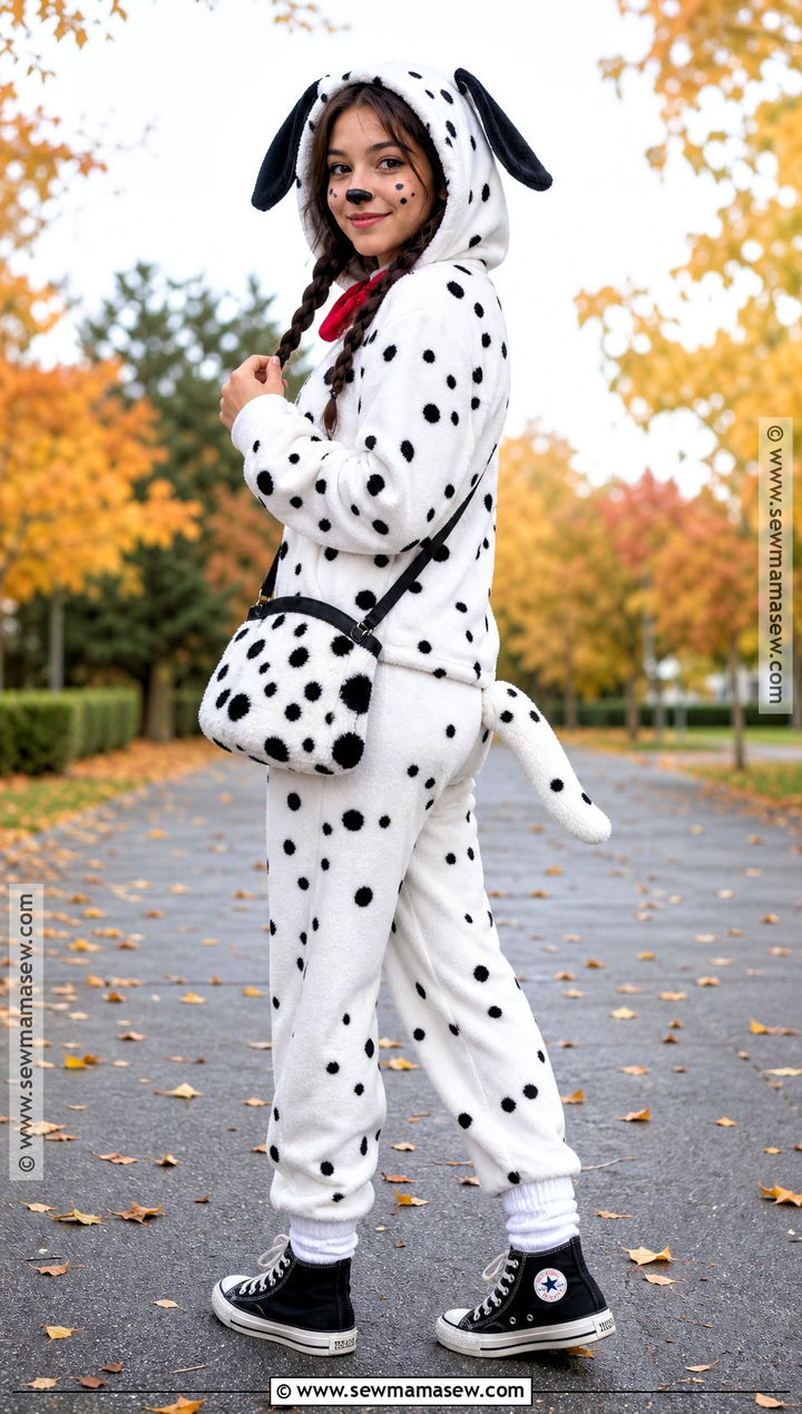 Cozy Dalmatian Hoodie Costume - 30 dalmatian costume women's ideas