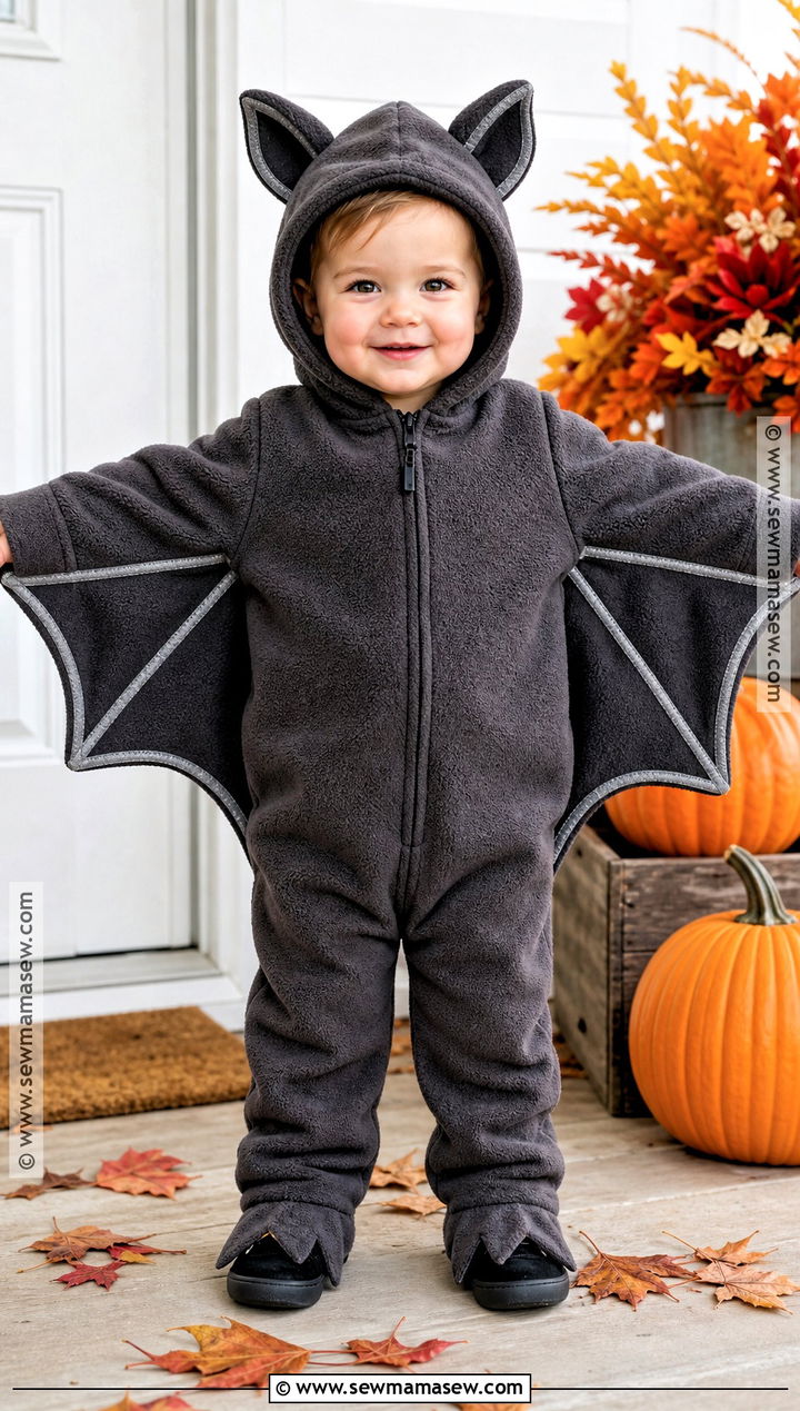 Cozy Fleece Toddler Bat Costume - 30 toddler bat costume ideas