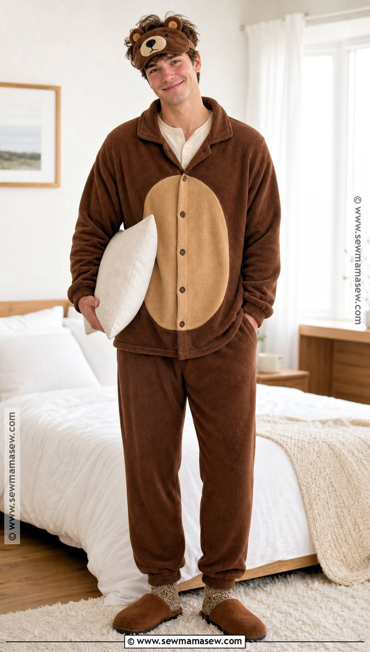 Cozy Pajama Brown Bear Costume - 30 Brown Bear Costume Ideas