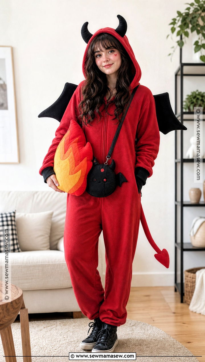 Cozy Pajama Devil Cosplay - 30 Devil Cosplay Ideas