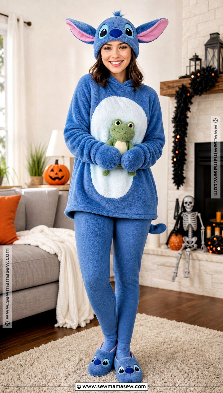 Cozy Stitch Pajama Costume - 30 stitch halloween costume ideas
