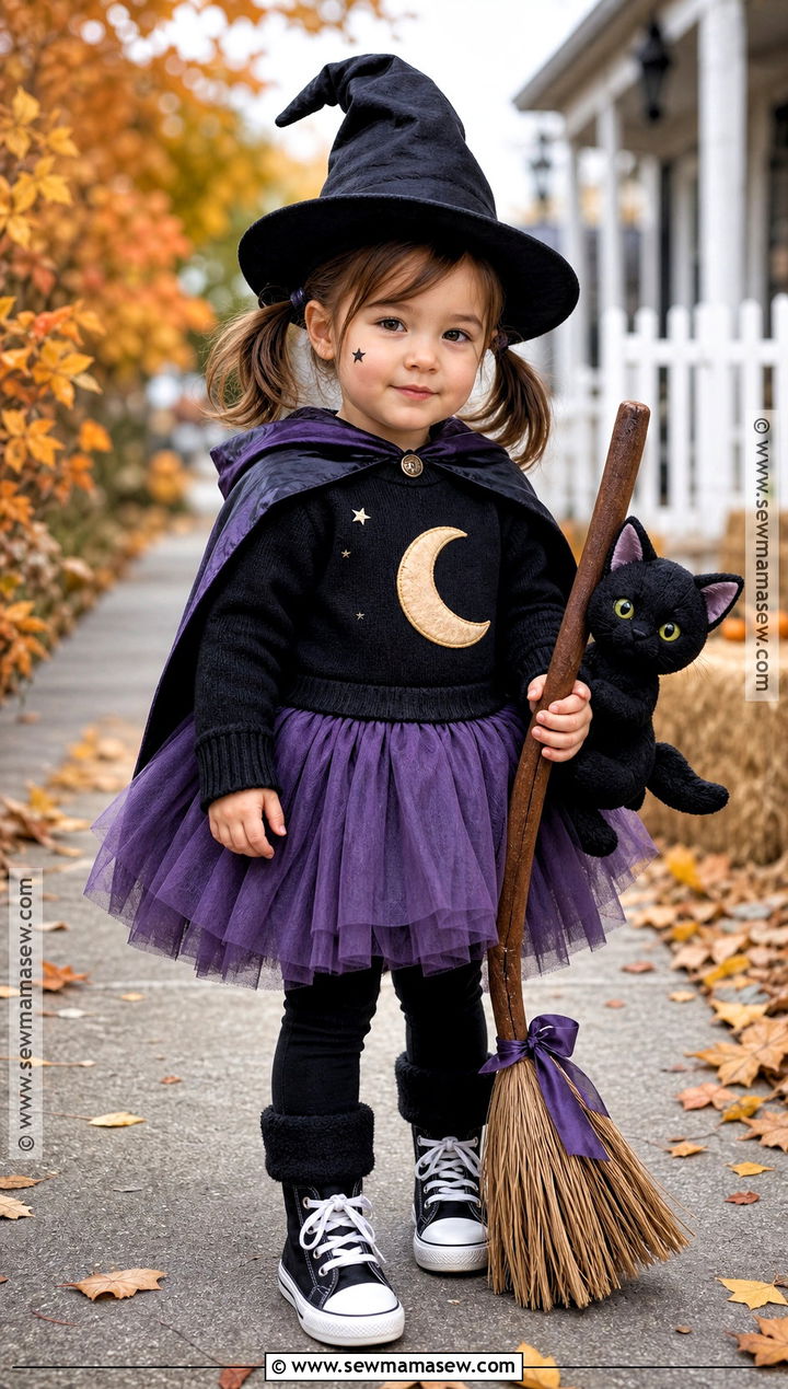 Cozy Sweater Toddler Witch Costume - 30 toddler witch costumes