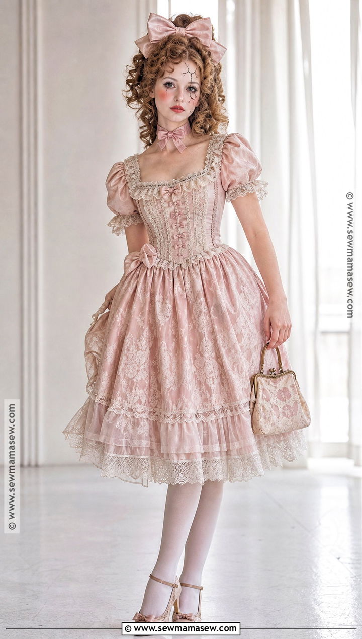 Cracked Porcelain Doll Costume - 40 doll costume ideas