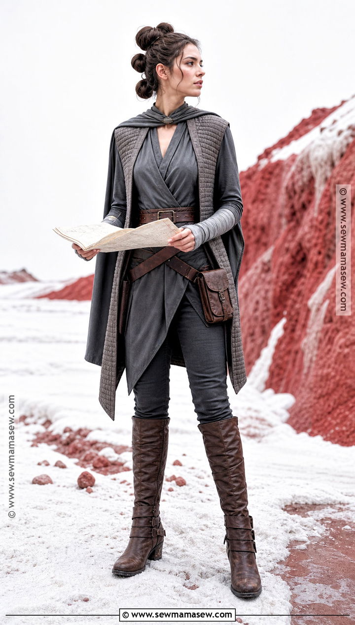 Crait Travel Rey Costume - 30 Rey Costume Ideas