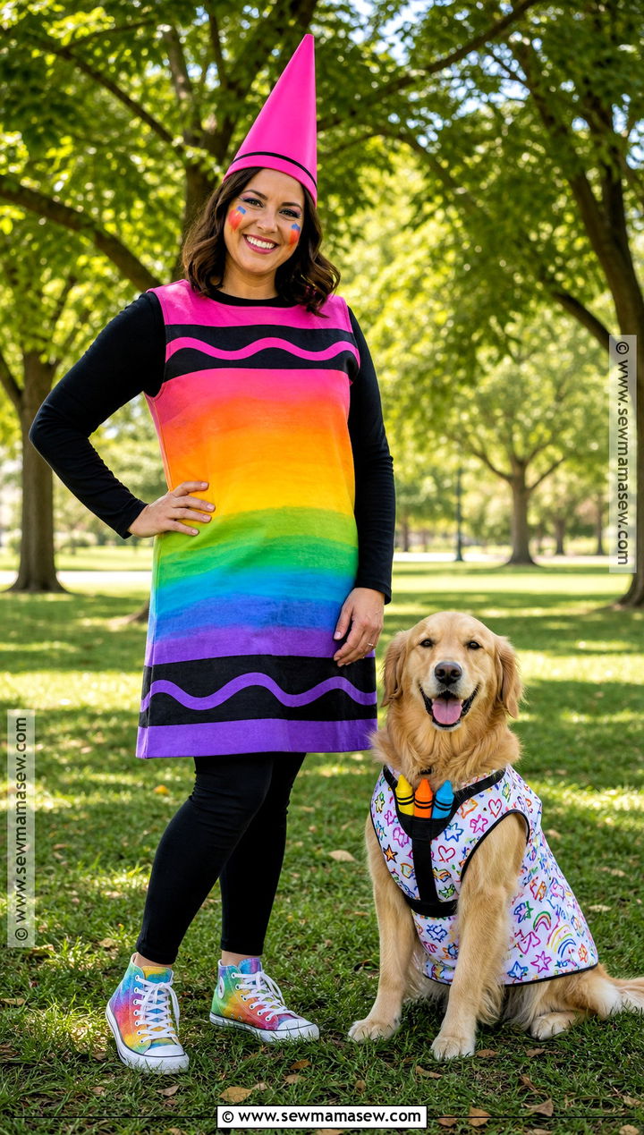 Crayon And Doodle Pet Costume - 35 crayon costume ideas