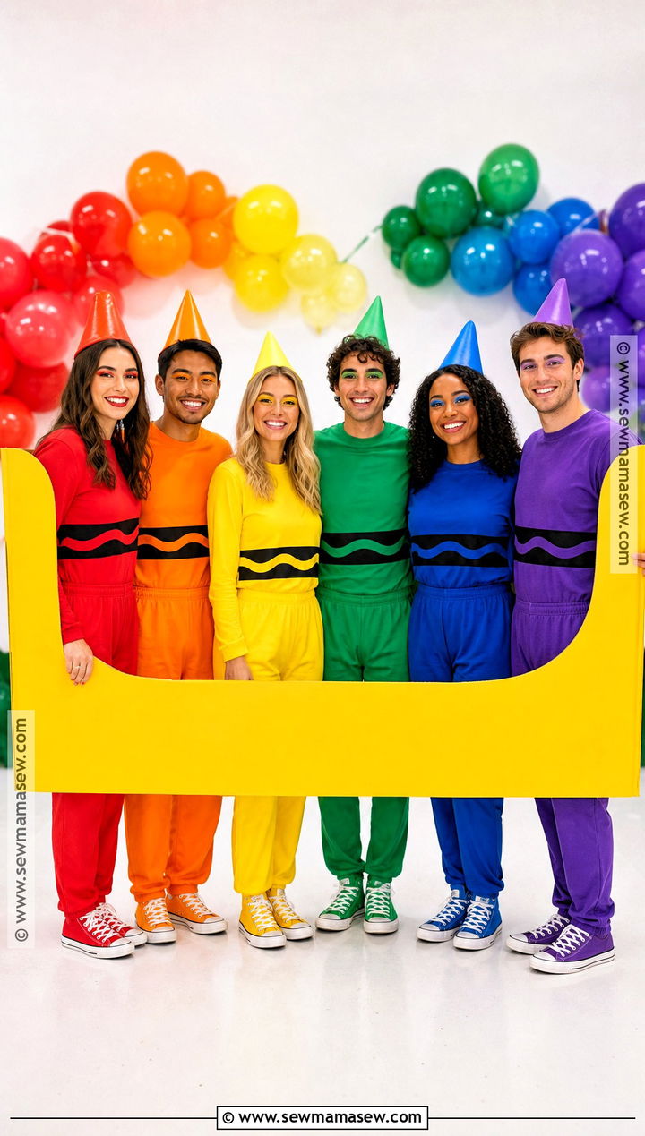 Crayon Box Group Costume - 30 costumes funny
