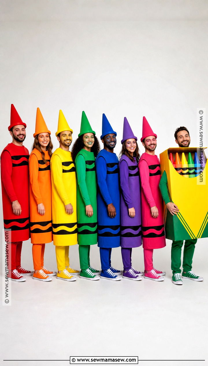 Crayon Box Group Costume - 50 group costume ideas